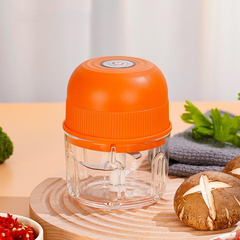 260Ml Electric Mini Garlic Chopper Usb Meat Grinder Ginger Vegetable Crusher With Safety Switch Portable Small Food Processor