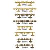Cabinet Handle Brass Multipurpose Easy to Install Versatile Chests Pull