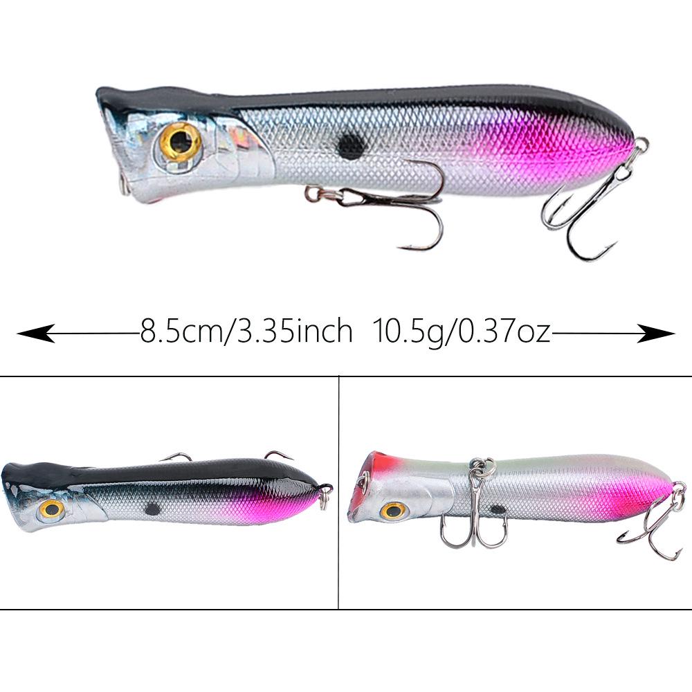 Wave Craw 10.5G Noise Popper Lure: Micro-object Hard Bait for Sea Fishing, Bass, Long Cast, Pencil Style.