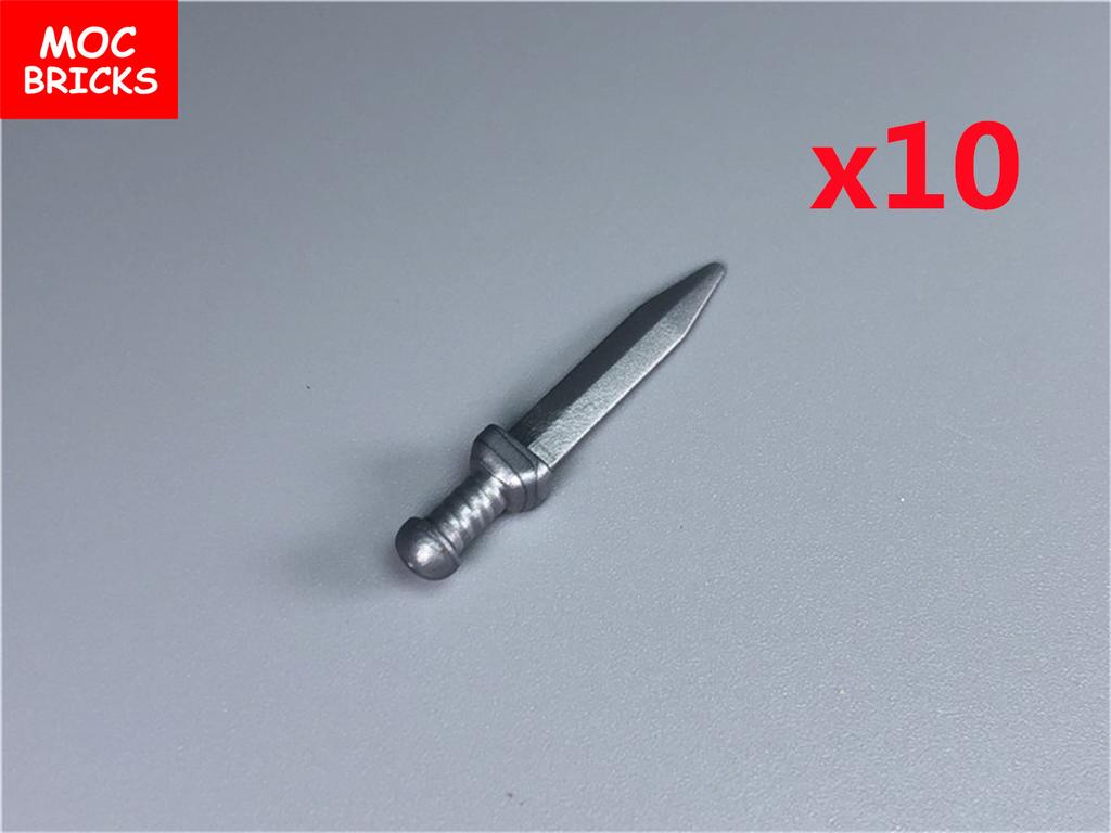 MOC Bricks Sleeve Sword Gun Knife Whip Bow Arrow Oil Bottle Box Soldier Army Action Figure Building Blocks Dolls Boys Toys