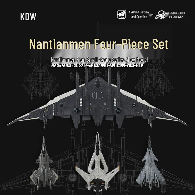 KDW Southern Sky Gate Project Alloy Fighter Jet Model Set