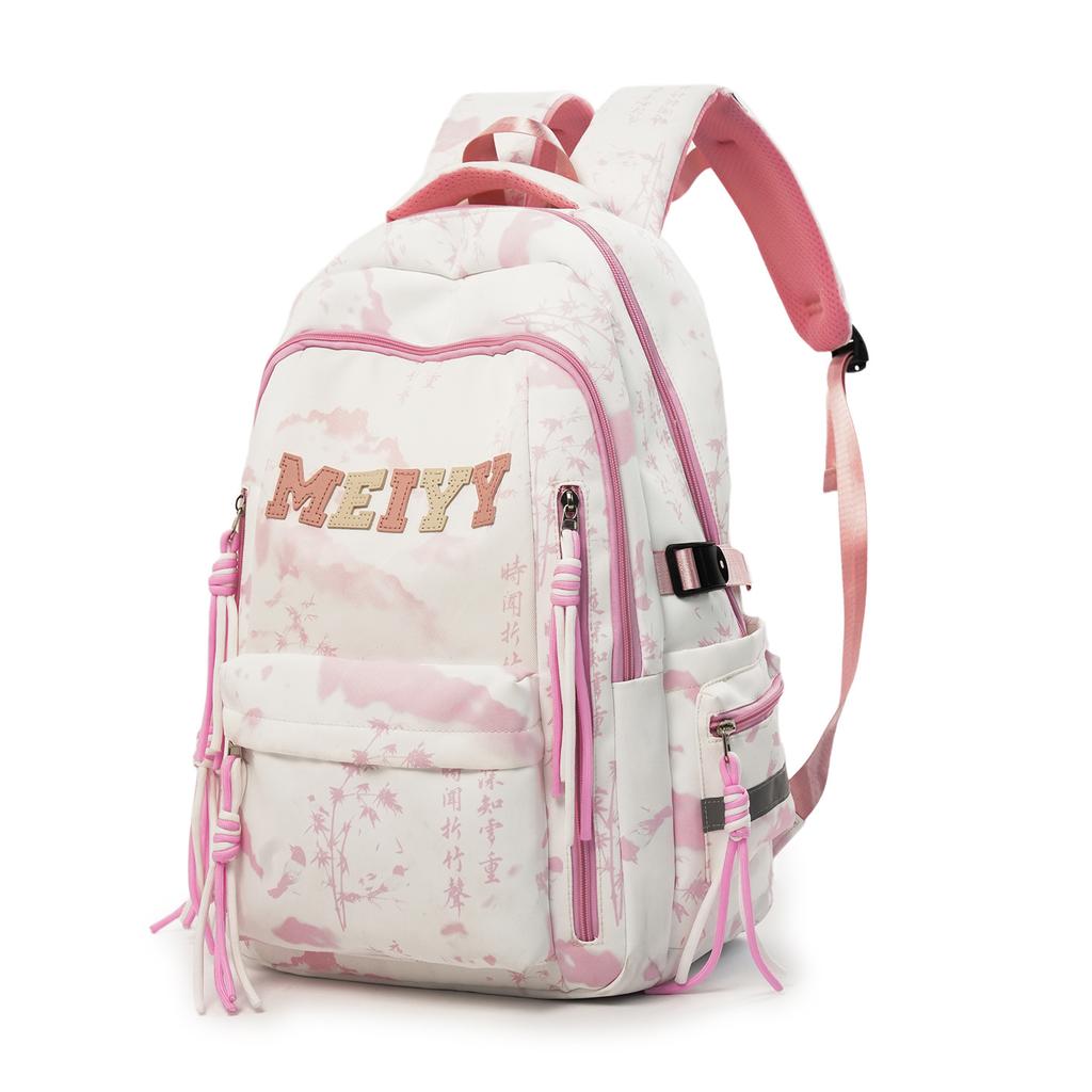 Schoolbag Elementary school students 3rd to 6th grade backpack Korean niche tie-dye junior high school backpack high school student college student