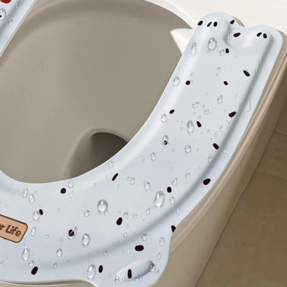 3PCS Thickened Toilet Seat Cover Handheld Toilet Pad Reusable Paste Type Toilet Cushion  All-Season