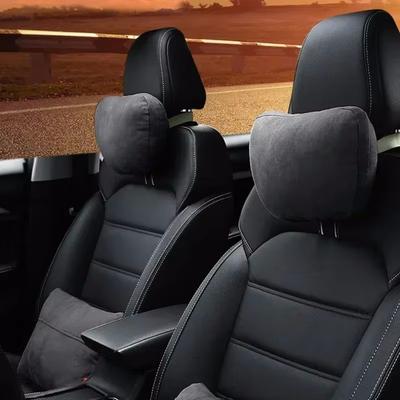 2 stuks Topkwaliteit Auto Hoofdsteun Neksteun Zitkussen Kussen S-Klasse Zacht Hoog Elastisch Rugleuning Auto Verstelbare Nekkussens
