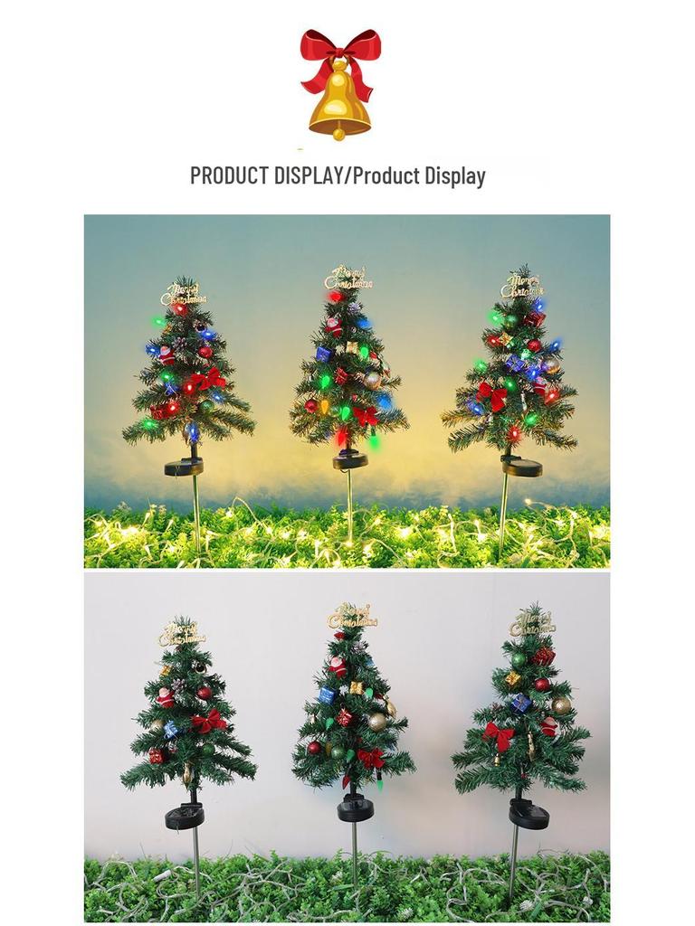 Outdoor LED Snowflake Solar Christmas Lawn Lights