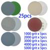 Polishing Sanding Disc Tool 25pcs Wet Dry 1000-5000 Grit Sandpaper Wheel