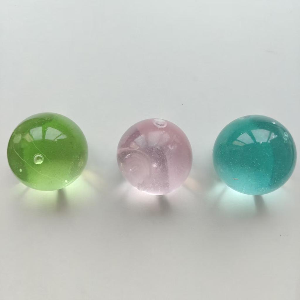 Needoh Maltose Gentle-Recovery Squishy - Counter Stress Tactile Fidget Ball, Transparent Decompression Toy For Desk & Travel