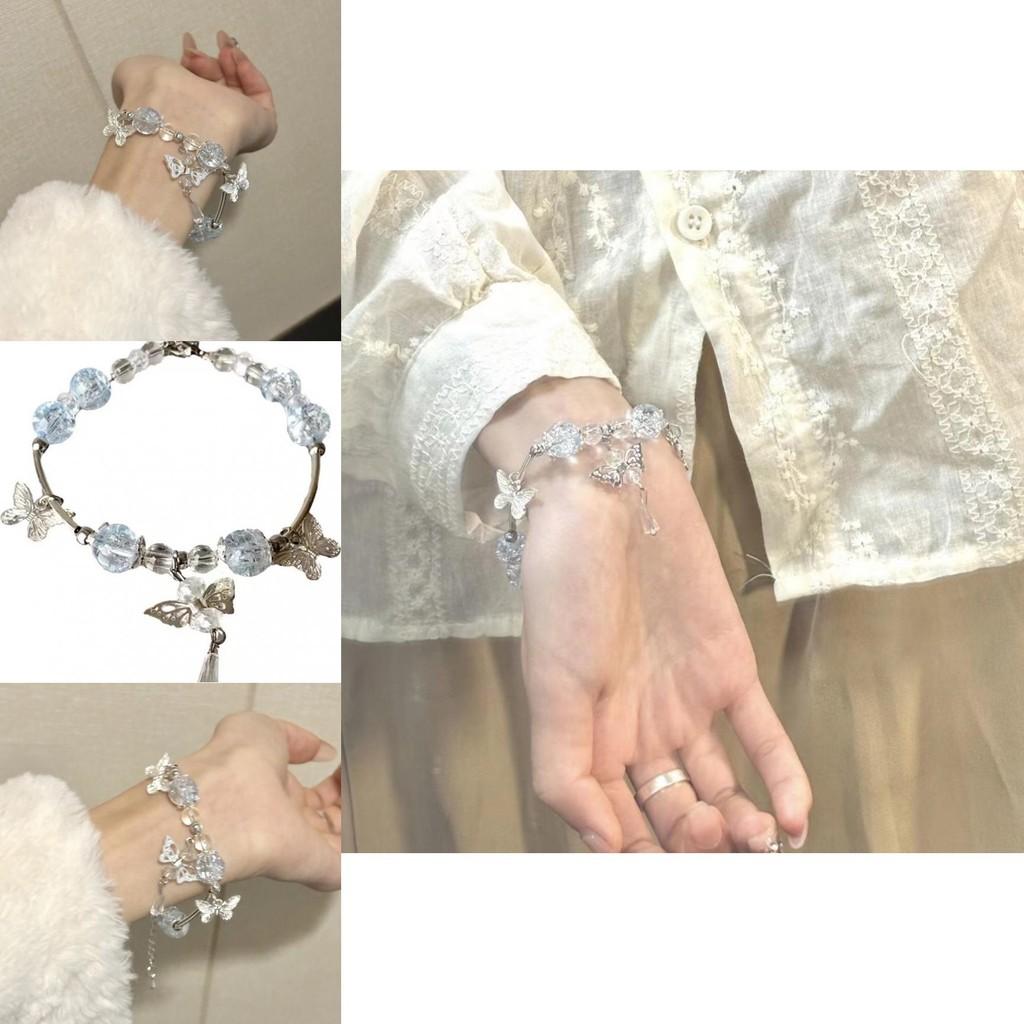 Fashionable Alloy Butterfly Bracelet Premium Quality Ancient Style For Women