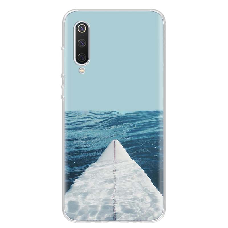Surfování na surfovém prkně umění surf Dívka Kryt Pouzdro na telefon Pro Xiaomi Redmi Note 10 Pro Max 10S 9 9S 9T 8 8T 11T 11S 11 5G 11E 7 6 5 4X Co