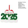 Personalized Christmas Ornaments 2025 Custom Family of 2/3/4/5/6 Snowman Ornaments for Xmas Tree Decor