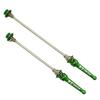 KCNC Z6 KQR Road Stainless Axle Hub SK2148 Skewer, Green, KQR-04-RD-GR,