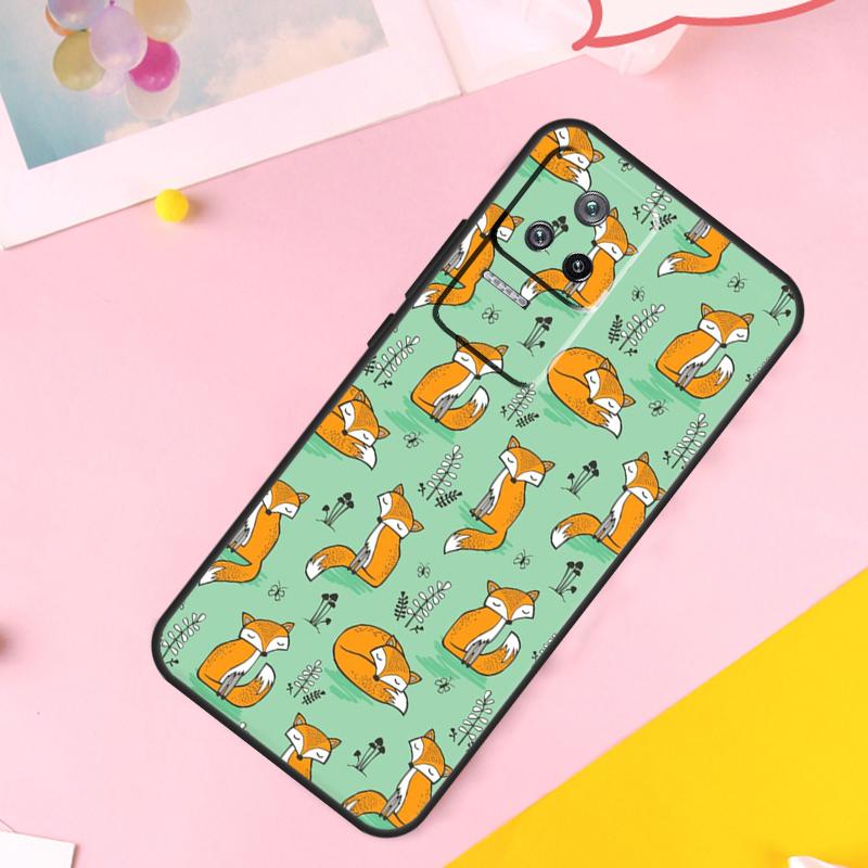 Fox Animal Pattern Case For Xiaomi 14 Ultra 13 11T 12T 13T Pro 12 Lite POCO X6 Pro M6 X3 X4 X5 M5s F3 F5 Cover