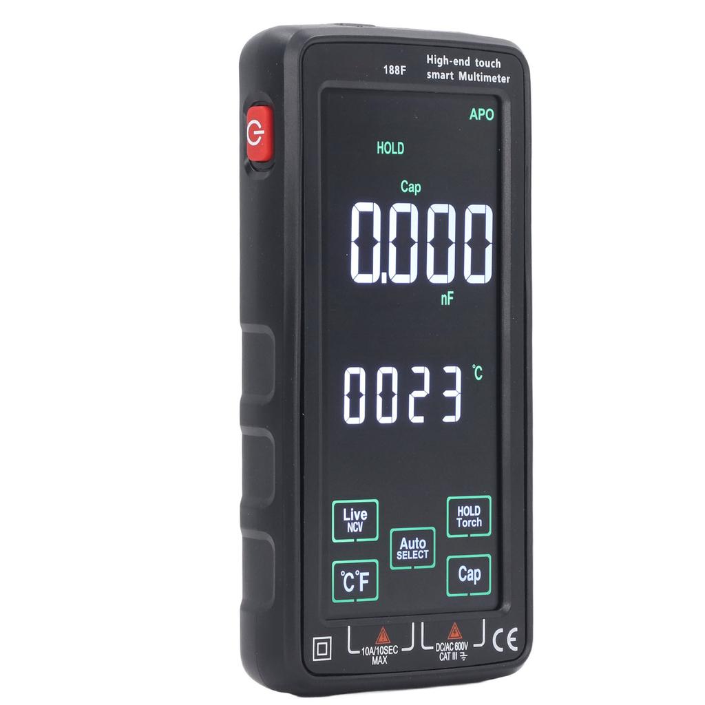 Smart Multimeter LCD Color Screen High Accuracy Digital Electrical Tester AC750V DC1000V