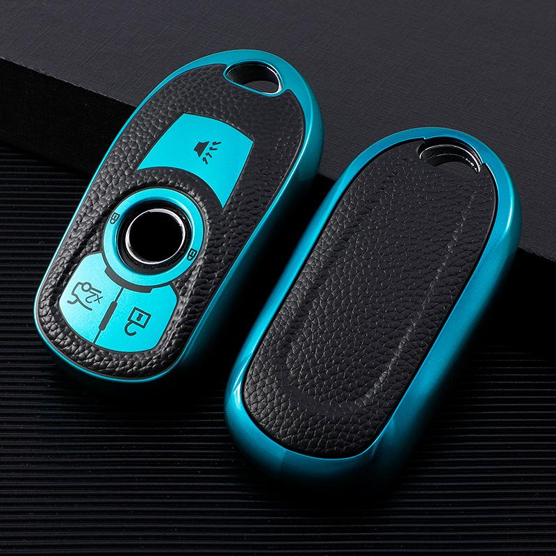 Leather Key Case for Buick Envision, New Regal 21, LaCrosse, GL6 Models - Unisex Design