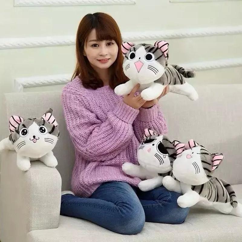 20-30cm Cute Cat Plush Toys Chi Chi's Cat Stuffed Doll Soft Animal Dolls Cheese Cat Stuffed Toys Dolls Pillow For Kids Girl Gift