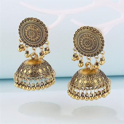 Střapcové zvonkové visací náušnice slitina visací náušnice perfektní doplněk pro ženy pro každodenní glamour a párty příležitosti