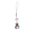 Adorable Capybara Beaded Phone Charm Cute Handcrafted Resin Keychain Pendant for Young Women and Fashion Enthusiasts