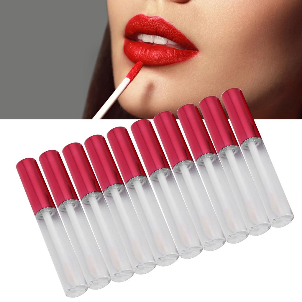 10pcs 5ml Empty Lip Gloss Bottle Portable Refillable Leak Proof Makeup Cosmetics Container