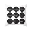 Luxury Home Decor Pillow Cover Car Living Room Sofa Cushion Cover Heart Shape Star Pattern Cushion Cover