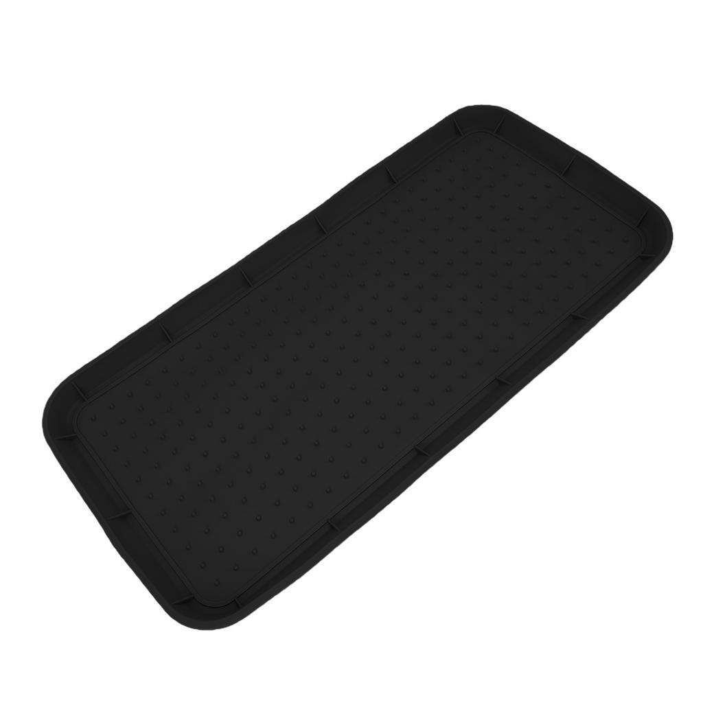 Silicone Shoe Tray with Lip Non Slip Heavy Duty Boot Mat   for Front Door Entryway Indoor Outdoor Use