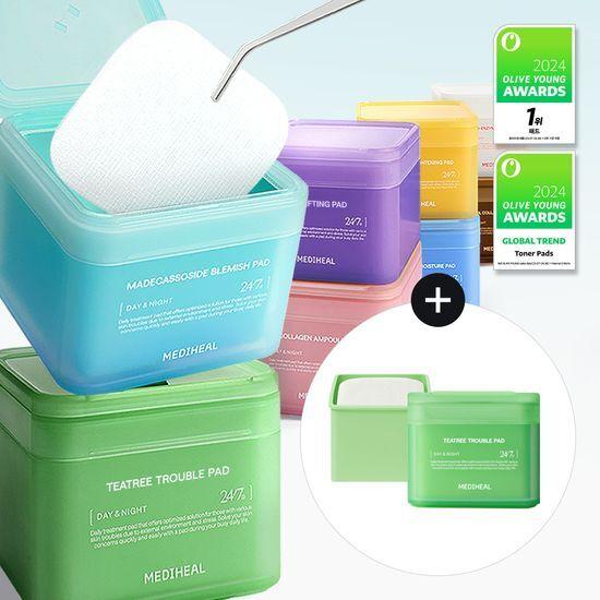 Mediheal Toner Pad Tea Tree 100+100 Pads Double Pack