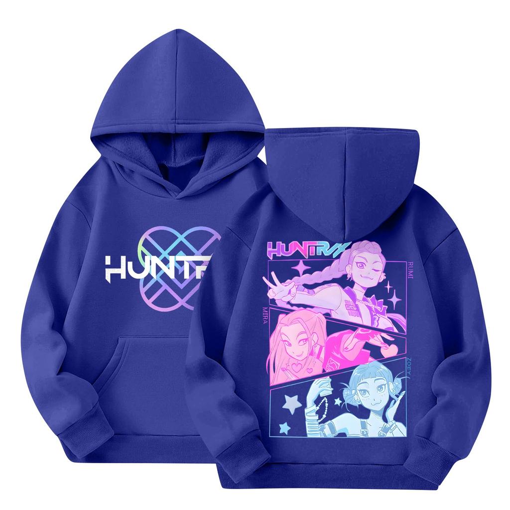 Women's Hooded Gradient Printed Long Sleeved Sweatshirt Loose Women's Sweatshirt  Sweatshirt