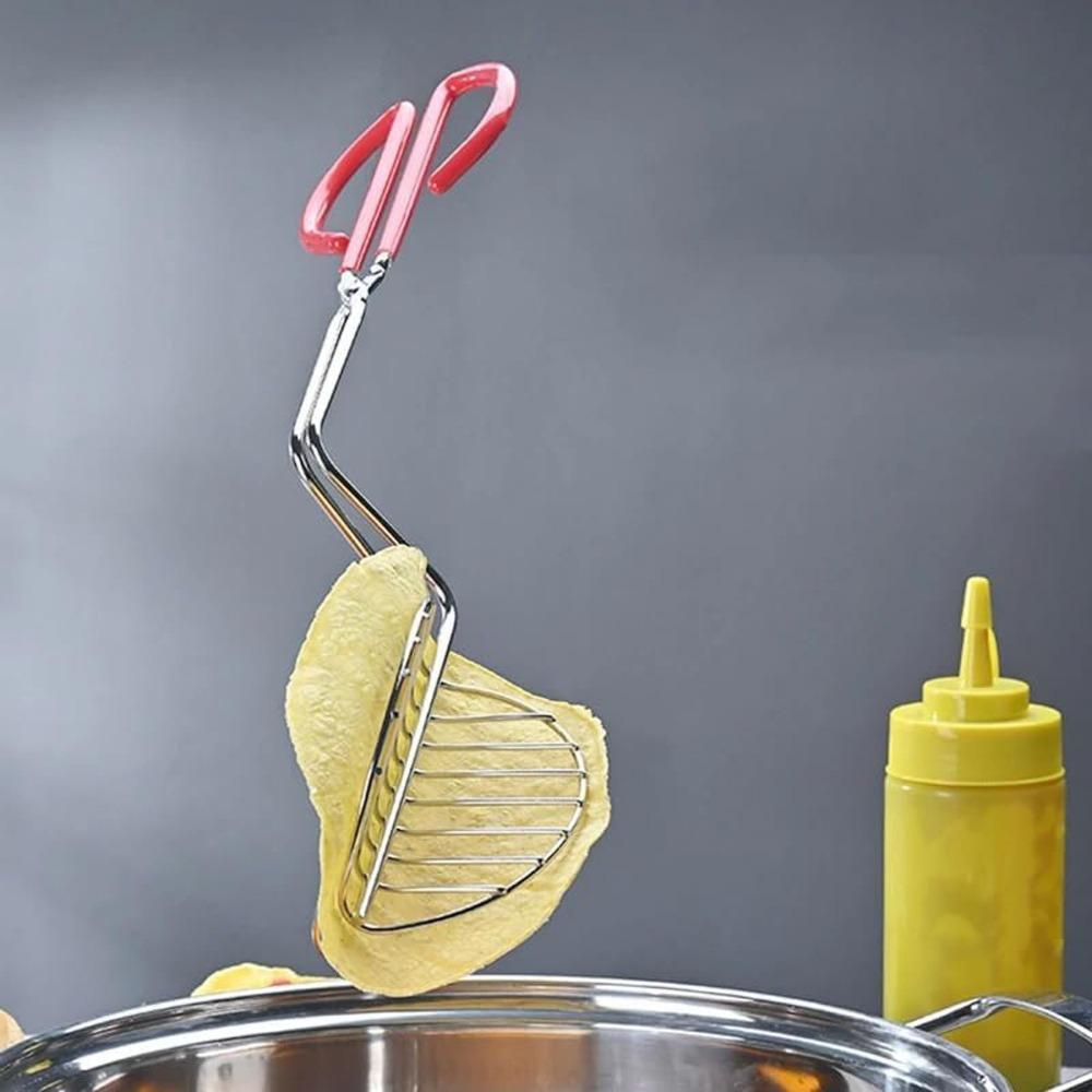 U-Shaped Taco Shell Tong Multi-purpose Press Shell Maker Tongs Tortilla Holders  Kitchen Utensils