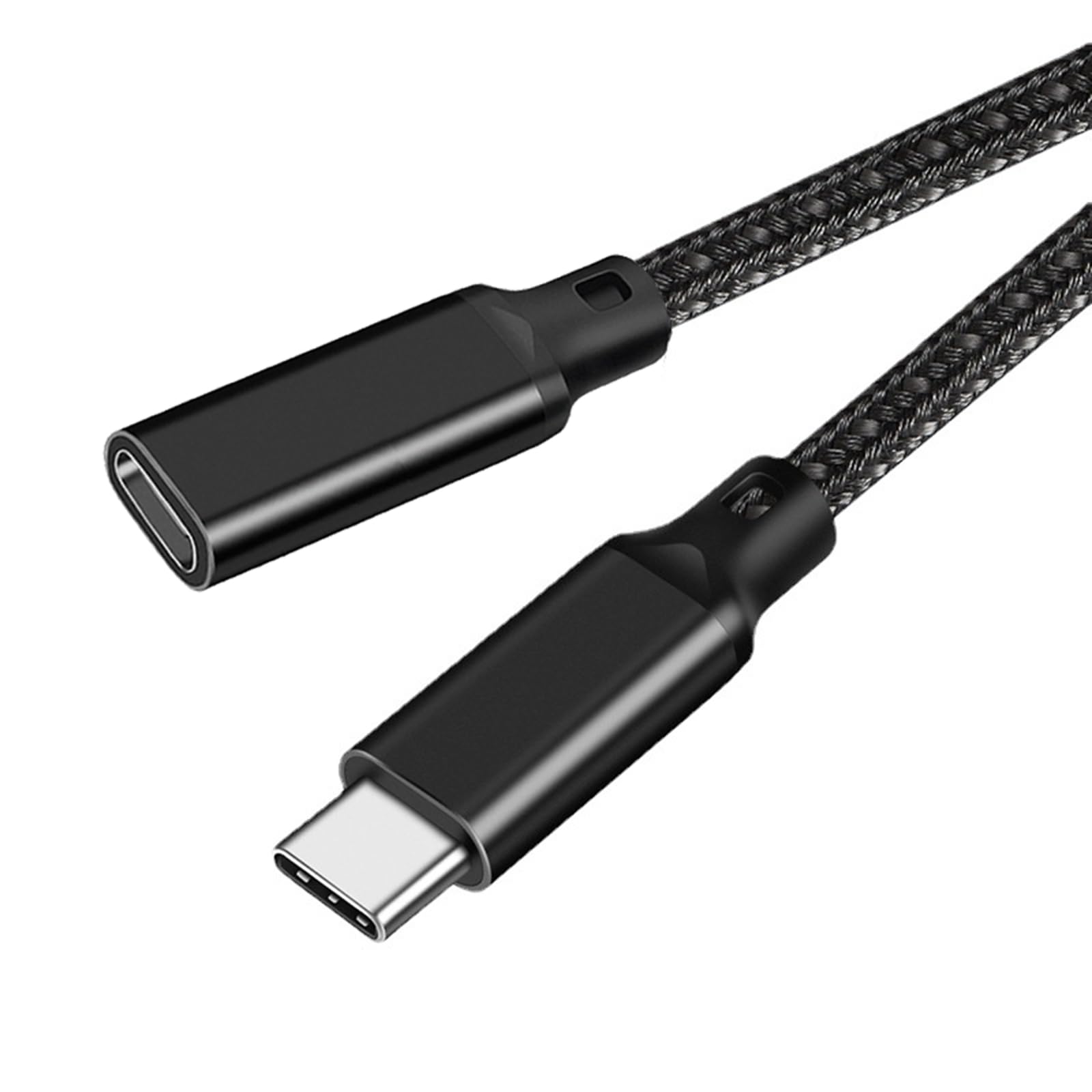 

LpoieJun 3м USB Type C Удлинитель 10 Гбит/с Передача данных Видео 100 Вт PD Быстрая нейлоновая оплетка USB C Удлинительный кабель для игр и ноутбуков, Высокоскоростная передача,