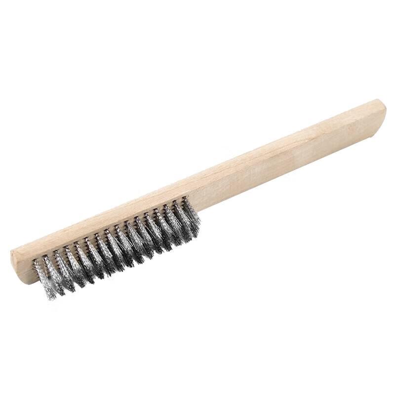 Industrial Wood Handle Steel Wire Brush