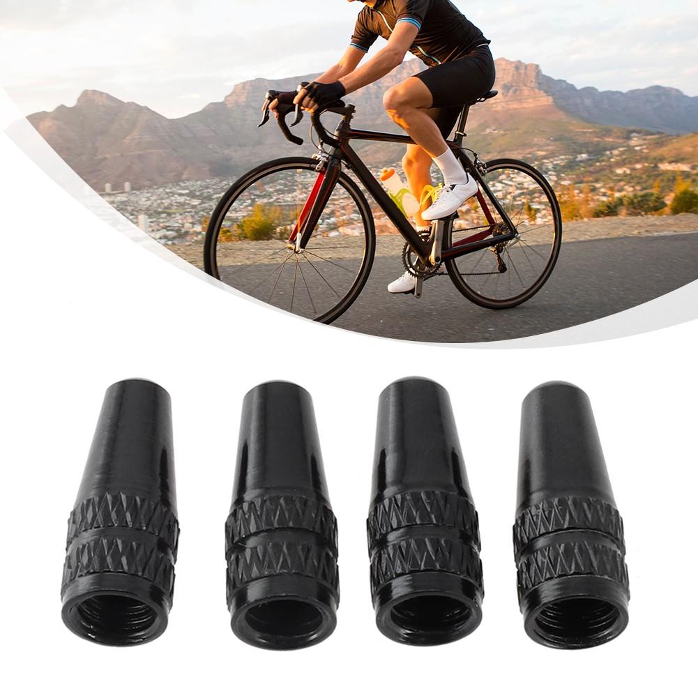 4pcs Bike Aluminum Bicycle Tire Valve Cap MTB Road Inner Tube Valve Cover AV/FV
