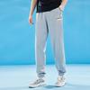 Anta Life Series Logo Print Casual Knit Sport Pants Men Bottoms Grey 152328311-1