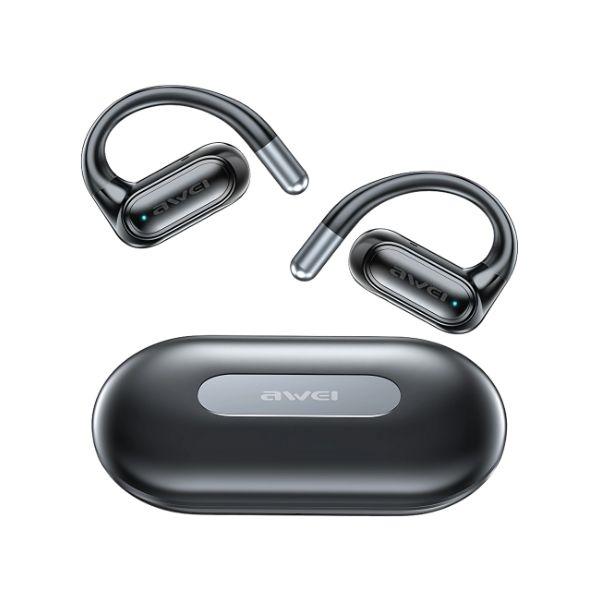 Awei Headphones Bluetooth 5.4 Ows T93+ Docking Station Black/Black