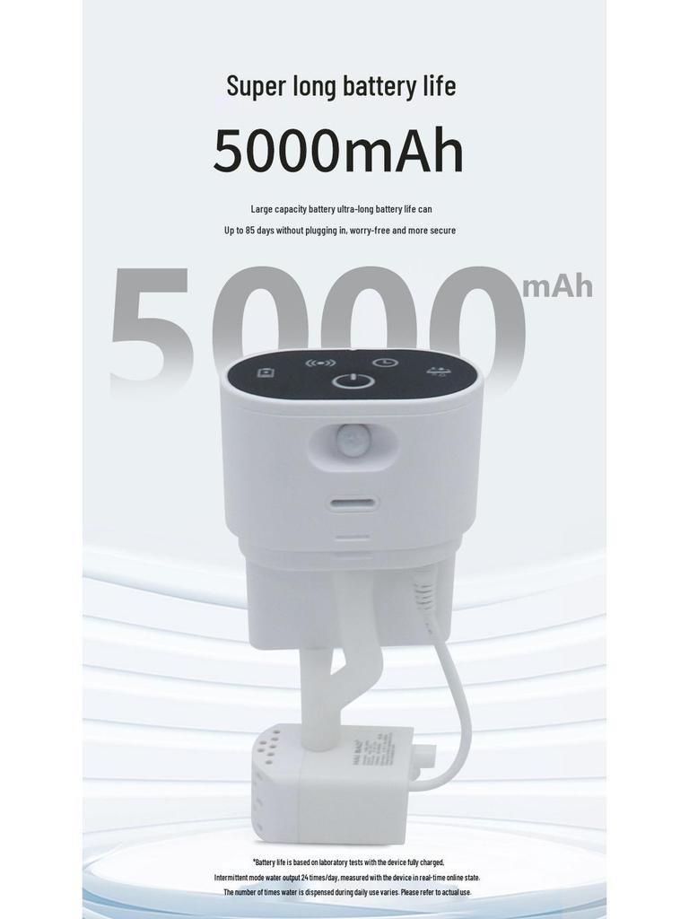 Smart Wireless Pet Water Fountain with Infrared Sensor and Auto Circulation - Stainless Steel Dog Water Dispenser