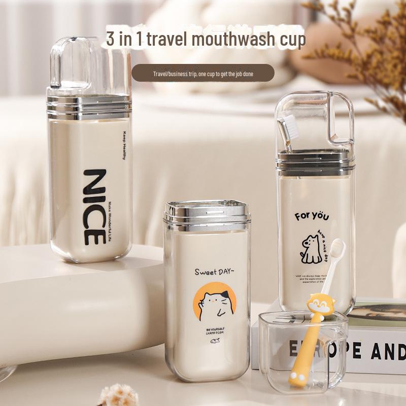 

Compact Travel Toothbrush & Toothpaste Set for Couples & Kids