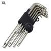 9Pcs PengGong Torx L-shape Hex Wrench Key Spanner Bicycle Repair Hand Tool Kit