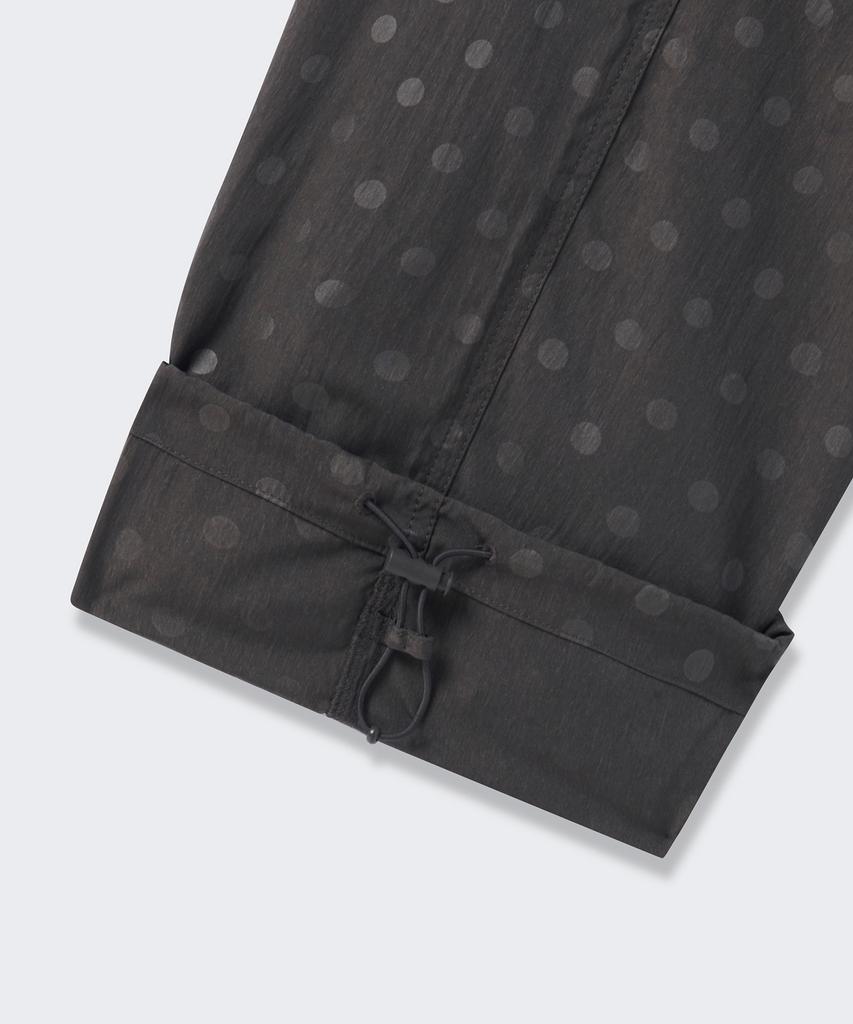MUSINSA STANDARD WOMAN Polka Dot Parachute Pants [Gunmetal]