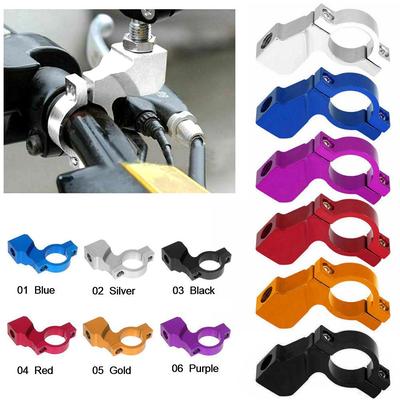 2 Stuks 22mm 7/8 "Stuur Motorfiets ATV Achteruitkijkspiegel Bracket Mount Adapter Houder Klem Schroef CNC