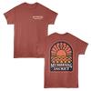 My Morning Jacket - Sun - 2-Sided Print Adult Solid T-Shirt - Terracotta