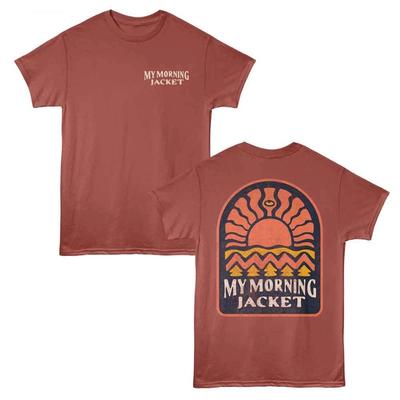 My Morning Jacket - Sun - Beidseitiger Druck Erwachsenen Uni T-Shirt - Terrakotta