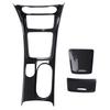 Car Center Console Water Cup Holder Panel Trim for Mercedes Benz GLA CLA A Class W176 2013-2018 LHD ABS Carbon Fiber