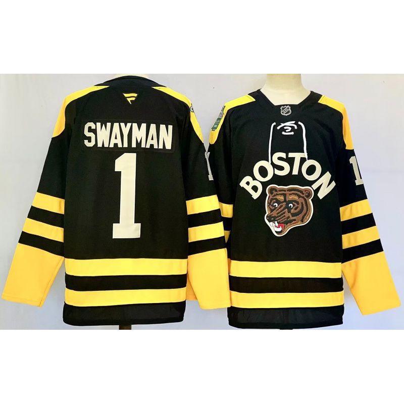 Mens NHL Team USA Hockey Jersey Premium Embroidered Retro Style Long Sleeve Sport Shirt