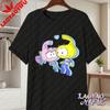 80s Retro Snorks Cartoon Print Short Sleeve T Shirt Fun Cotton Tops Trendy Harajuku Style Graphic Tees Streetwear for Unisex Women