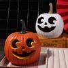 Hollow Harvest Festival Ornaments Resin Pumpkin Statue Creative Halloween Pumpkin Ornaments  Home