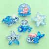 10Pcs Kawaii Ocean Shell Animal Resin Charms Flatback for DIY Ornament & Phone Case Decor