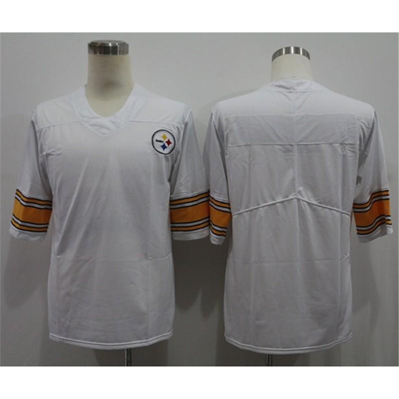 Pittsburgh Steelers Embroidered Rugby Jersey T-Shirt Men Women Loose Fit Cotton Short Sleeve Sportswear