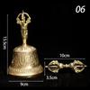 Premium Tibetan Buddhist Meditation Bell & Dorje Ritual Set Handheld Bell for Yoga Sound Therapy and Spiritual Ceremonies