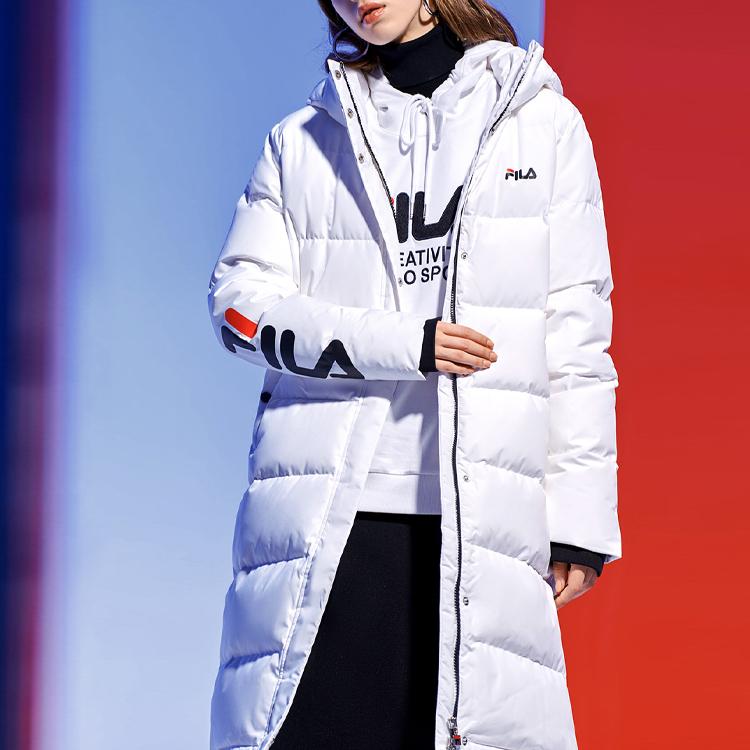 New FILA ORIGINALE Down Jacket Coat Women's White F51W048940FWT