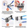 Professional Battery Cable Lugs Crimping Tool for Lugs Heavy Duty Crimper Terminlas Battery Cable Crimper Crimping Pliers