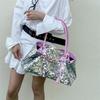 Sequined Underarm Shoulder Evening Tote Bags For Women Shiny Big Capacity Shopper Totes Nightclub Party Luxury Designer Handbags