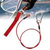 Underwater Diving Freediving Lanyard Diving Safety Lanyard Rope with Wristband & Carabiner Dive Accessories Enduring